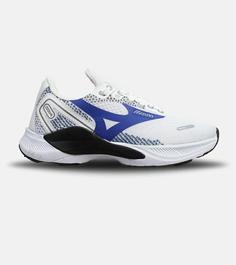 کفش کتانی مردانه سفید آبی MIZUNO wave rider 24 مدل 5489