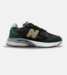 کفش کتانی مشکی سبز NEW BALANCE 990 مدل 4994