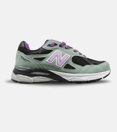 کفش کتانی سبز مشکی بنفش NEW BALANCE 990 مدل 4249