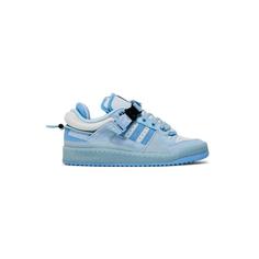 کتونی کژوال آدیداس فوروم بدبانی آبی Adidas Bad Bunny x Forum Buckle Low Blue Tint