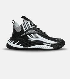 کفش کتانی ساقدار مشکی طوسی سفید Reebok Shaq Attaq مدل 5947