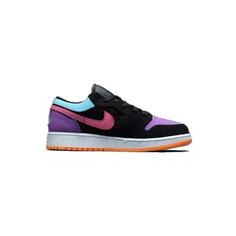 کفش نایک ایرجردن 1 ساق کوتاه تا به تا رنگی Nike Air Jordan 1 Low GS Candy