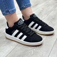 کفش و کتانی زنانه مدل ADIDAS CAMPUS آدیداس کامپوس رنگ مشکی سفید کد 57995