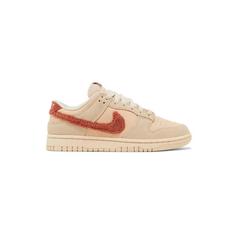 کفش کژوال نایک اس بی دانک کرم قهوه ای تدی Nike Sb Dunk Low Terry Swoosh