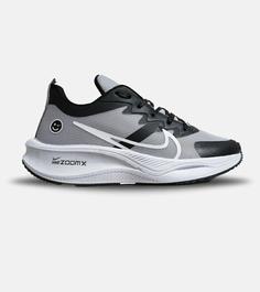 کفش کتانی بزرگ پا طوسی مشکی NIKE zoom x smiley مدل 5954