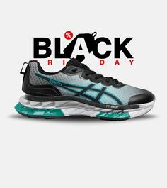 کفش کتانی مردانه آبی سبز ASICS GORETEX مدل 5227