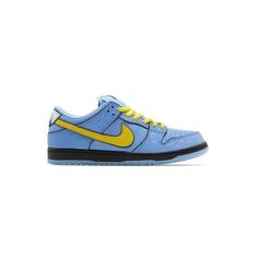 کفش کژوال نایک اس بی دانک آبی زرد Nike Sb Dunk Low The Powerpuff Girls Bubbles