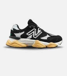 کفش کتانی مردانه و زنانه مشکی زرد NEW BALANCE 9060 مدل 5237