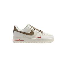 کتونی نایک ایرفورس 1 کرم قهوه ای Nike Air Force 1 Yohood Rice White