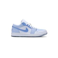 کفش نایک ایرجردن 1 ساق کوتاه آبی طوسی Nike Air Jordan 1 Low SE Mighty Swooshers