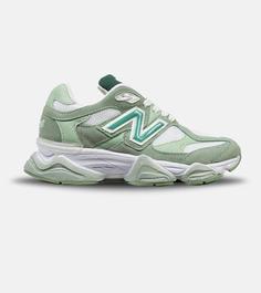 کفش کتانی زنانه سبز سفید NEW BALANCE 9060 مدل 4200