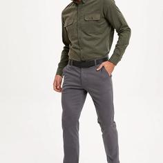 شلوار جین مردانه دفاکتو	erkek antrasit regular fit chino pantolon s6719az20au p51063445