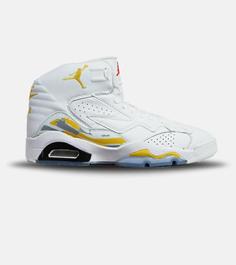 کفش کتانی ساقدار مردانه سفید زرد Nike air jordan 6 مدل 5932