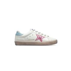 کتونی کژوال گلدن گوس سفید صورتی Golden Goose White pink