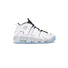 کتونی نایک ایر آپتمپو خاکی سفید نقره ای Nike Air More Uptempo White Chrome