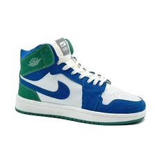 کفش کتانی اسپرت ساق دار مردانه رنگ آبی فسفری مدل نایک NIKE Jordan 1 low کد 71685