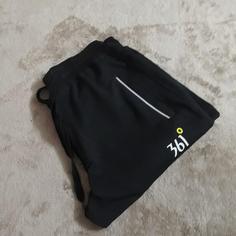 شلوار اسلش مردانه nike سایز 3xl پارچه ویسکوز دمپا کش مشکی 