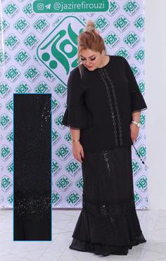 دامن زنانه شیک ترک مشکی کد 2443