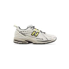 کتونی رانینگ نیوبالانس 1906R کرم مشکی زرد New Balance 1906R GANNI Egret