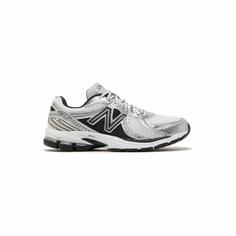 کتونی رانینگ نیوبالانس 860 سفید مشکی نقره ای New Balance 860 Aimé Leon Dore Silver