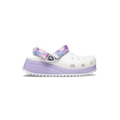 صندل کراکس سفید بنفش Crocs Classic Hiker Clog White Lavender