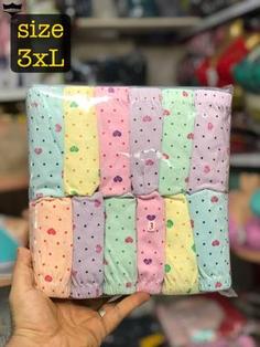 شورت لیفه‌ ای زنانه خالدار و قلب سایز 3xL🌺🌺 بسته 12 تایی