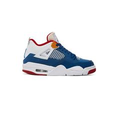 کتونی نایک ایرجردن 4 سفید آبی قرمز Nike Air Jordan 4 Retro GS Messy Room