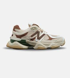 کفش کتانی مردانه و زنانه کرم قهوه ای سبز NEW BALANCE 9060 مدل 4958