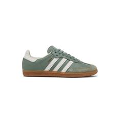 کتونی آدیداس سامبا سبز قهوه ای Adidas Samba OG Silver Green Gum