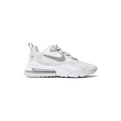 کتونی نایک ایرمکس 270 ری اکت سفید طوسی Nike Air Max 270 Triple White