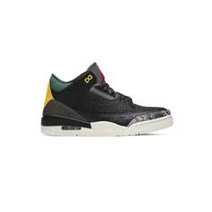 کتونی نایک ایرجردن 3 مشکی سبز زرد Nike Air Jordan 3 Retro SE Animal Instinct 2 0