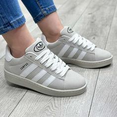 کفش و کتانی زنانه مدل ADIDAS CAMPUS آدیداس کامپوس رنگ طوسی کد 57999