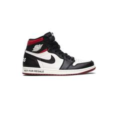 کفش نایک ایرجردن 1 ساق بلند مشکی قرمز Nike Air Jordan 1 High OG NRG Not For Resale