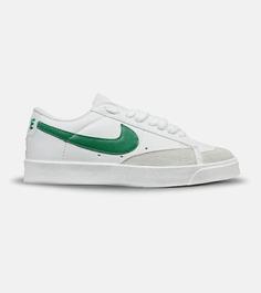 کفش نایک مردانه و زنانه سفید سبز Nike Blazer Low 77 مدل 4980