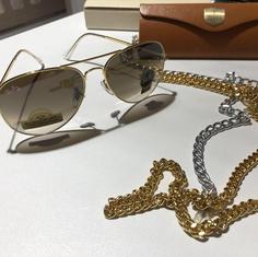 عینک آفتابی RayBan هایلایت قهوه ای  طلایی با ارسال رایگان