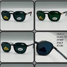 عینک پرسول شیشه سنگ persol  ایتالیا دسته فنر دارای آنتی رفلکس کد 8713