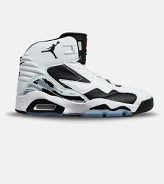 کفش کتانی ساقدار مردانه سفید مشکی Nike air jordan 6 مدل 5940