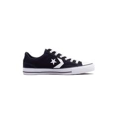 کفش کانورس وان استار مشکی Converse Star Player Ox Black White 161595C