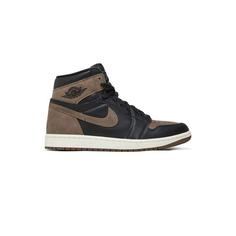 کتونی نایک ایرجردن 1 قهوه ای مشکی پالومینو Nike Air Jordan 1 Retro High OG Palomino