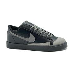 کفش کتانی مشکی طوسی مردانه نایک NIKE blazer کد 71543