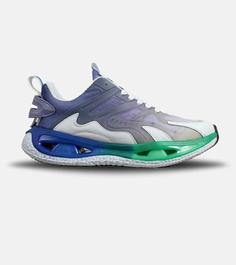 کفش کتانی مردانه بنفش سفید سبز ADIDAS Customize Run مدل 6157