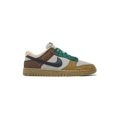 کفش کژوال نایک اس بی دانک کرم قهوه ای زرد Nike Sb Dunk Low Golden Moss