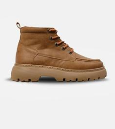 نیم بوت چرمی مردانه قهوه ای Timberland مدل 4001