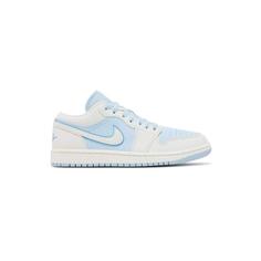 کفش نایک ایرجردن 1 ساق کوتاه سفید آبی یخی Nike Air Jordan 1 Low SE Reverse Ice Blue