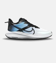 کفش کتانی مردانه سفید آبی NIKE AIR zoomx مدل 4878