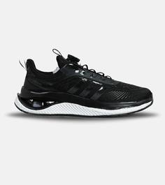 کفش کتانی مردانه مشکی سفید Adidas running shoes disk مدل 6096