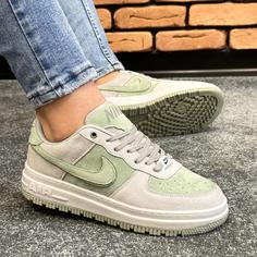 کفش کتانی اسپرت مردانه رنگ طوسی یشمی مدل نایک NIKE AIR FORCE کد 71190