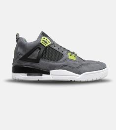 کتانی ساقدار مردانه خاکستری سبز Nike air jordan 4 مدل 5727