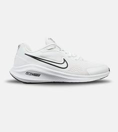 کفش کتانی بزرگ پا سفید مشکی نایک NIKE PEGASUS V10 مدل 5183