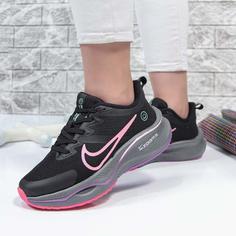 کتانی اسپرت زنانه مدل نایک زوم NIKE_ZOOM رنگ مشکی صورتی کد 41758